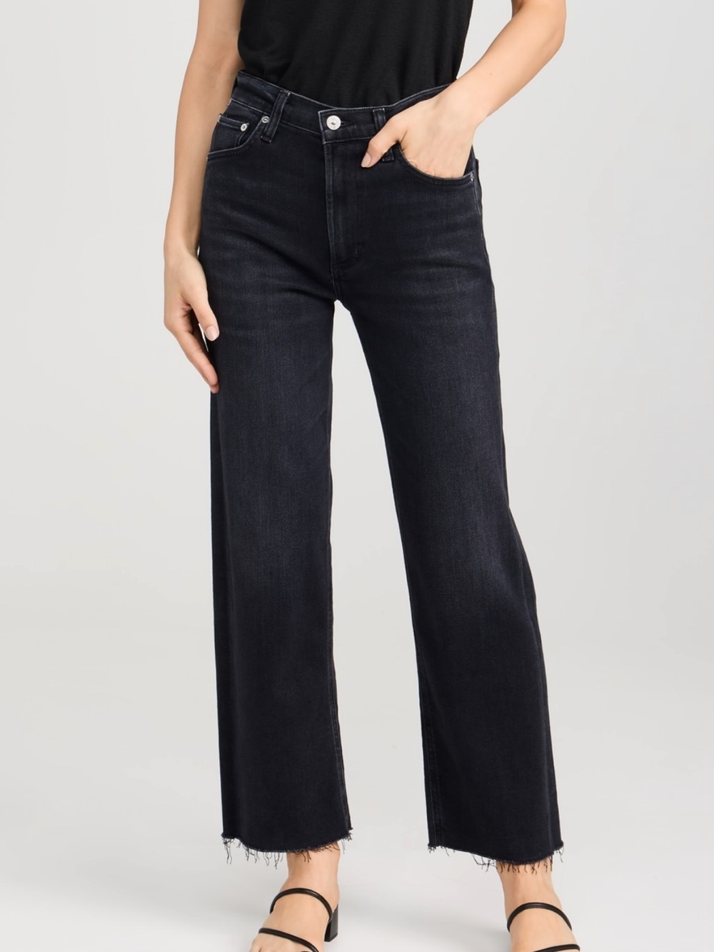 Citizens of Humanity Palma High Rise Ankle Straight Jeans in Medallion Size 24